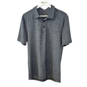 Luluemon Mens Evolution Polo, Grey, Collared, Short Sleeve, Golf, Athletic, M